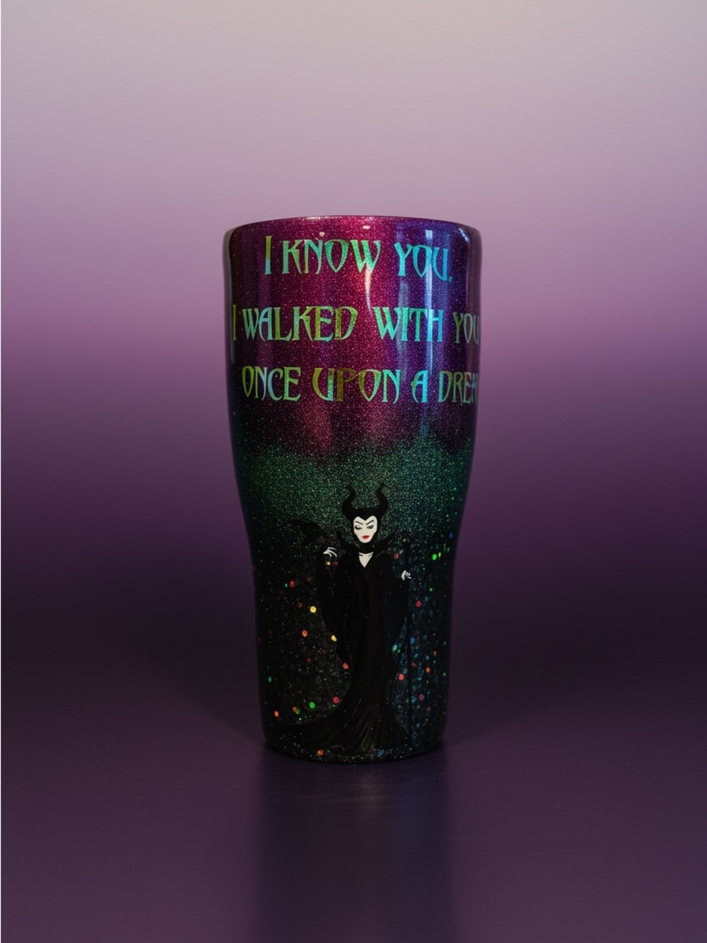 Glitter Ombré Villain Tumbler